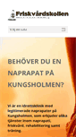 Mobile Screenshot of friskvardskollen.se